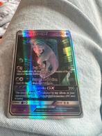 Mewtwo GX Pokemonkaart nette staat, Ophalen, Zo goed als nieuw, Losse kaart