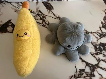 Knuffel Banana & Octopus beschikbaar voor biedingen