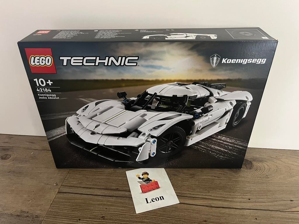 Lego Technic 42184 Koenigsegg Jesko Absolut witte hypercar., Ophalen of Verzenden, Nieuw, Complete set, Lego