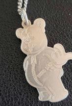 Limited zilveren hanger en ketting "Forze Wanna Play beer", Ophalen of Verzenden, Nieuw, Zilver, Zilver