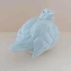 Beeld - Mus - Bolle witte vogel van porselein, Ophalen of Verzenden, Zo goed als nieuw, Dier