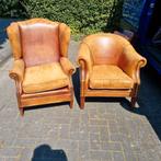 2 Schapenleren Bendic fauteuils + GRATIS BEZORGD, Huis en Inrichting, Chesterfield, Gebruikt, Leer, Ophalen of Verzenden