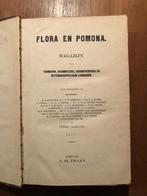 1854 en 1855 Flora en Pomona, Magazijn voor Tuinbouw Warmoe-, Antiek en Kunst, Antiek | Boeken en Bijbels, Verzenden