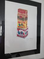 Andy Warhol Lithografie, Minder dan 50 cm, Metaal of Aluminium, Ophalen of Verzenden, Zo goed als nieuw