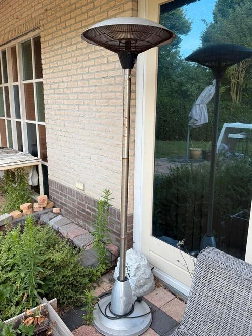 Elektrische terasverwarmer, Tuin en Terras, Terrasverwarmers, Gebruikt, Elektrisch, Waterbestendig, Ophalen of Verzenden