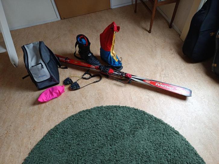 Telemark set (ski's /schoenen/toebehoren), Sport en Fitness, Skiën en Langlaufen, Gebruikt, Schoenen, Skiën, Head, Carve, 180 cm of meer