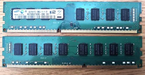 4GB 2Rx8 PC3-12800U Samsung M378B5273EB0-CK0 PC Ram, Computers en Software, RAM geheugen, Zo goed als nieuw, Desktop, 8 GB, DDR3