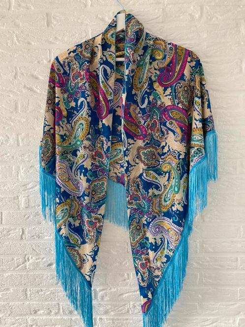 ‘Kimono’ Sjaal stola met prachtige Paisley Print, Kleding | Dames, Mutsen, Sjaals en Handschoenen, Zo goed als nieuw, Sjaal, Ophalen of Verzenden