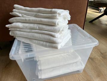 Fleecedekentjes wit 10 stuks beschikbaar voor biedingen