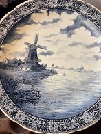 Delfts Blauwe Schaal met Molen, Antiek en Kunst, Ophalen of Verzenden