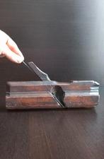 Antieke houten SCHAAF gereedschap hout met ijzer 19e eeuw, Ophalen of Verzenden
