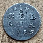 nette 2 stuiver / wapenstuiver Gelria 1786, Ophalen, Vóór koninkrijk, Losse munt, Zilver