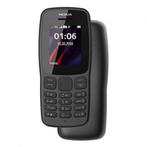 Nokia 106 Dual-Sim Zwart, Zwart, Nieuw, Ophalen of Verzenden, Klassiek of Candybar