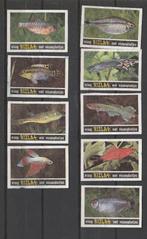 Lucifermerken, Rizla, vissen  (1262), Verzamelen, Verzenden, Gebruikt, Luciferdoosjes of -merken