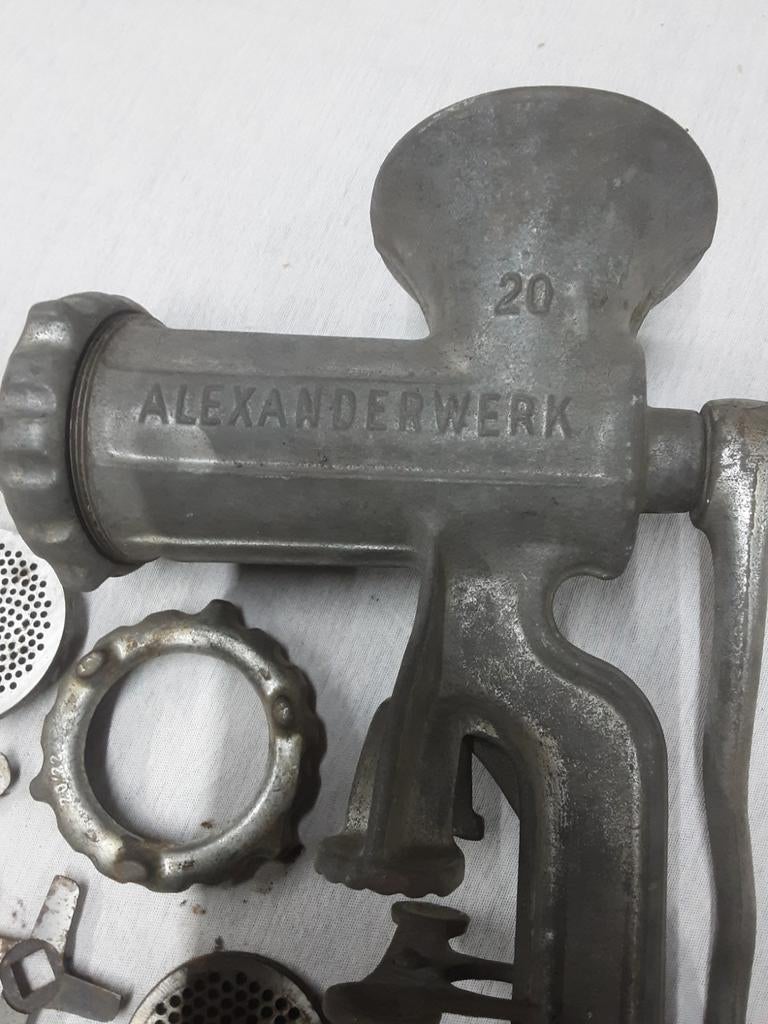 Gehaktmolen Alexanderwerk met extra platen, Huis en Inrichting, Keuken | Keukenbenodigdheden, Gebruikt, Ophalen