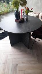 Ronde tafel marmer look (110 cm), Huis en Inrichting, Tafels | Eettafels, Ophalen