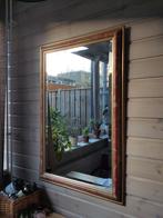 Mooie Spiegel met Gouden Rand, Ophalen, 100 tot 150 cm, Zo goed als nieuw, Rechthoekig