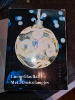 Glazen lichtbol, Ophalen of Verzenden, Zo goed als nieuw, Minder dan 50 watt