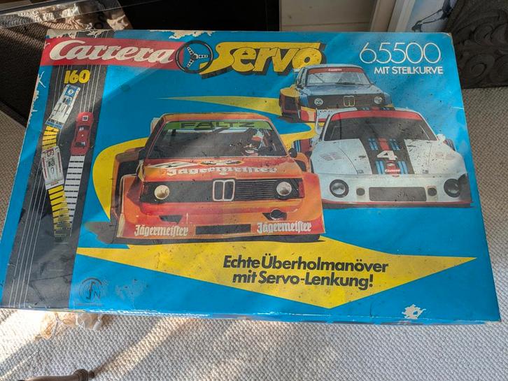 Carrera Servo 160 Racebaan - Vintage, Kinderen en Baby's, Speelgoed | Racebanen, Gebruikt, Racebaan, Elektrisch, Carrera, Ophalen of Verzenden