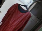 NEW COLLECTION imitatie BURGUNDY leer JURK  44 -GRATIS zend, Overige kleuren, Verzenden, Maat 42/44 (L), Nieuw