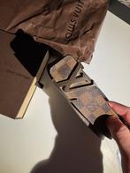 Originele Louis vuitton riem/belt damier (gucci), Ophalen of Verzenden, Zo goed als nieuw, Zwart, 80 tot 90 cm