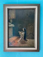 Oud schilderijtje H Kaulbach staat achterop, Ophalen of Verzenden