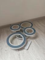 Eric kuster plafondlamp led 4 cirkel zilver frame lamp NEW, Ophalen of Verzenden, Nieuw, Overige materialen, Eric kuster