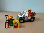 Duplo dierentuin verzorger met auto pickup, Kinderen en Baby's, Speelgoed | Duplo en Lego, Ophalen of Verzenden, Gebruikt, Duplo