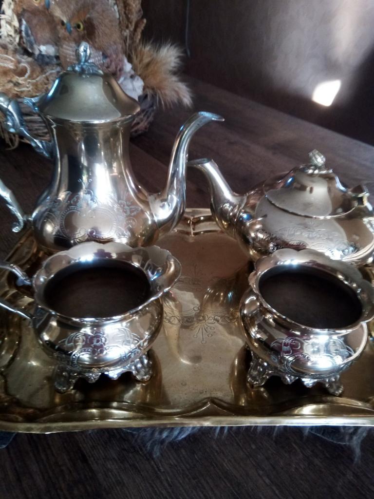 Prachtige koffie thee stel, Antiek en Kunst, Antiek | Goud en Zilver, Ophalen