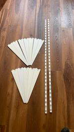Planken dragers crème wit incl rails, Minder dan 25 mm, Overige typen, Ophalen of Verzenden, Zo goed als nieuw