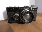 ✅ 📸 Contax 1 d , 1933 & Carl Zeiss Sonnar 5 cm F2 , 1934, Ophalen, Gebruikt, Spiegelreflex, Overige Merken