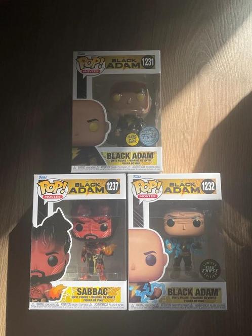 Funko Pop - Black Adam set - DC, Verzamelen, Poppetjes en Figuurtjes, Zo goed als nieuw, Ophalen of Verzenden
