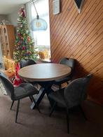 Zgan eetkamerstoelen, Ophalen, Zo goed als nieuw, Grijs, Vier