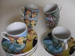 6xEspresso Cups Cuba-Manuel H. Valdes-Colleccion Arte Coffee, Huis en Inrichting, Keuken | Servies, Ophalen of Verzenden, Zo goed als nieuw