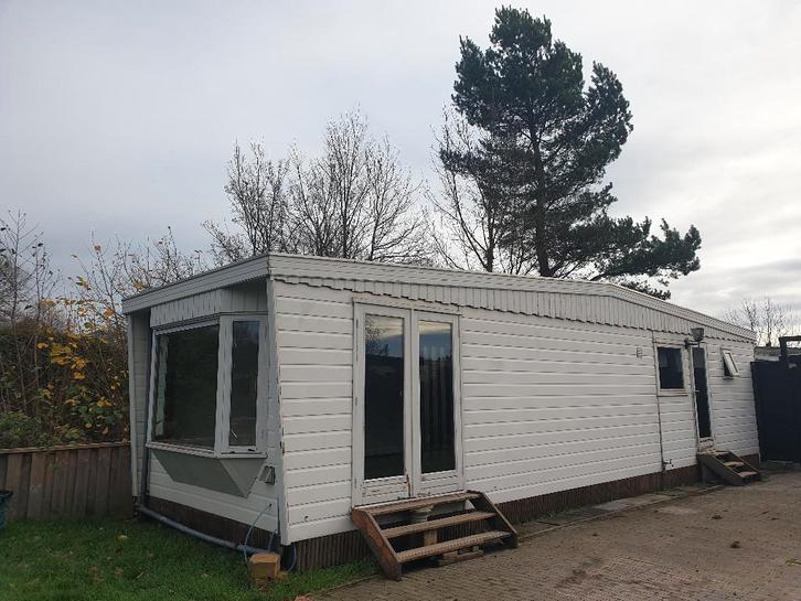 Chalet Stacaravan 11mx 4m,  kunstof gevelbekleding, Caravans en Kamperen, Stacaravans, tot en met 3, Ophalen