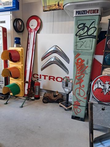 Duitse Polizei Feuerwehr meldpaal, 240cm hoog zeldzaam item beschikbaar voor biedingen