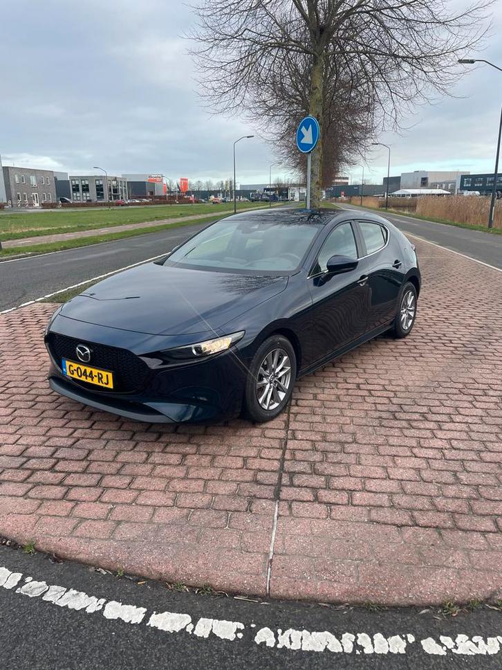 Mazda 3 Skyactiv-x 180pk 2020 Blauw, Auto's, Mazda, Particulier, ABS, Adaptive Cruise Control, Airconditioning, Benzine, Euro 6
