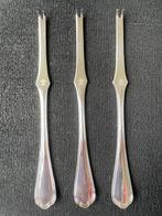 3 Christofle Spatours verzilverde kreeftenhaken/-curettes, Ophalen