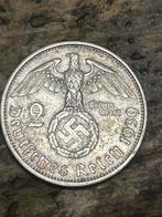 2 Reichsmark 1939 Duitsland, Postzegels en Munten, Munten | Europa | Niet-Euromunten, Verzenden, Duitsland