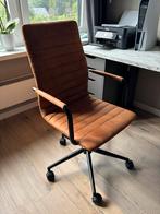 Mooie cognac bureastoel, Huis en Inrichting, Bureaustoelen, Ophalen, Zo goed als nieuw
