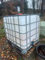 IBC Vat met slang - Drinkwater paarden, Ophalen, Kunststof, Gebruikt, Met kraantje