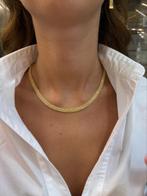 18KT Goud - 17.5 Gram-Ketting+Armband - Set vrouw-Oorbel, Ophalen, Nieuw, Goud