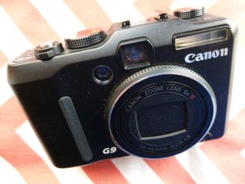 Canon Powershot G9 compleet in Leren Canon tas  / Nieuwstaat beschikbaar voor biedingen