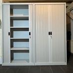 Roldeurkast 195x100 grijs, Huis en Inrichting, Kasten | Roldeurkasten en Archiefkasten, Ophalen, Gebruikt, 50 tot 100 cm, 150 tot 200 cm