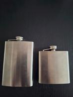 Flask roestvrij staal 2 stuks, Ophalen of Verzenden, Rvs