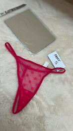 Super leuke string Maat S Kleur rood  Nieuw, Kleding | Dames, Ophalen of Verzenden, Zwart, String