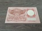 Mooi replacement biljet 100 gulden Erasmus, 1953, Postzegels en Munten, Bankbiljetten | Nederland, Ophalen of Verzenden, 100 gulden