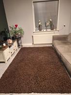 Vloerkleed Langpolig chocolade kleur, Ophalen