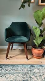 Groene Design Stoel, Huis en Inrichting, Stoelen, Overige kleuren, Ophalen of Verzenden, Zo goed als nieuw, Eén