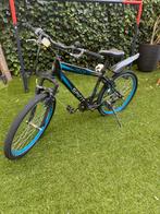 Fiets 24 inch blauw/ zwart, Ophalen, Gebruikt, 24 inch, Handrem